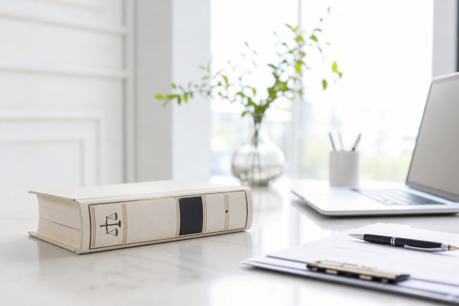 Un uomo in abito bianco legge con attenzione un libro aperto tra le mani